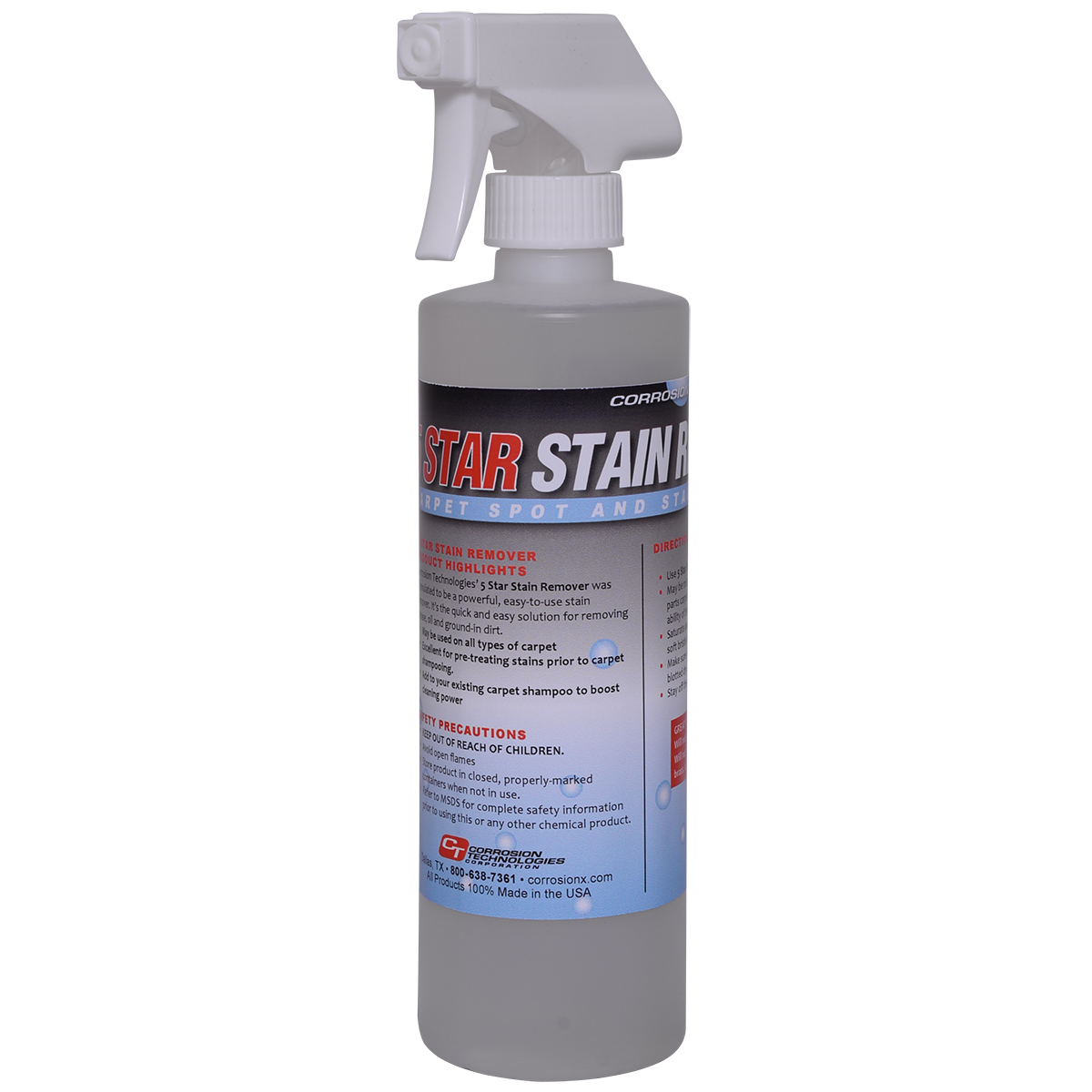 5 Star Stain Remover - 16 oz trigger